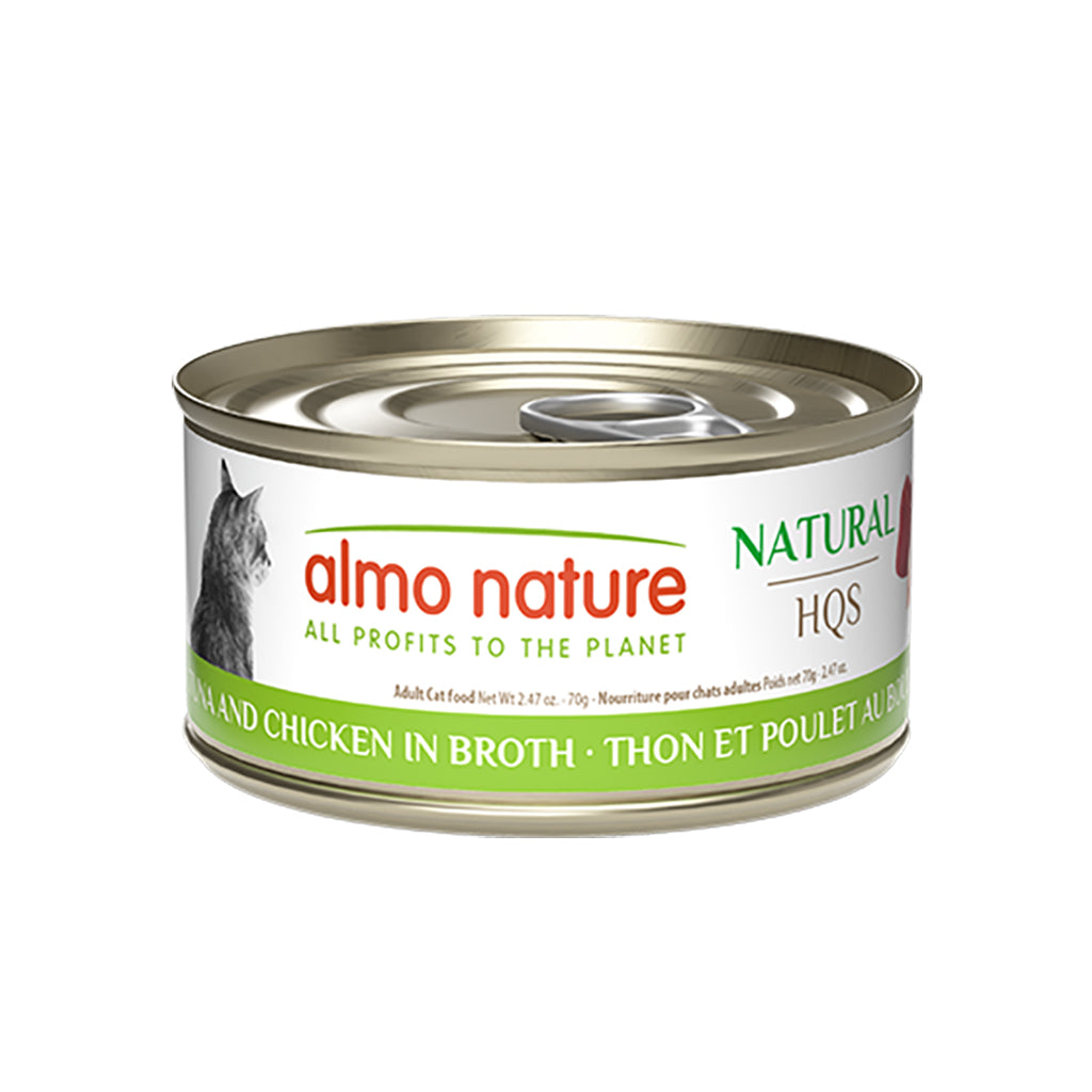 Almo Nature Natural HQS Tuna and Chicken in broth