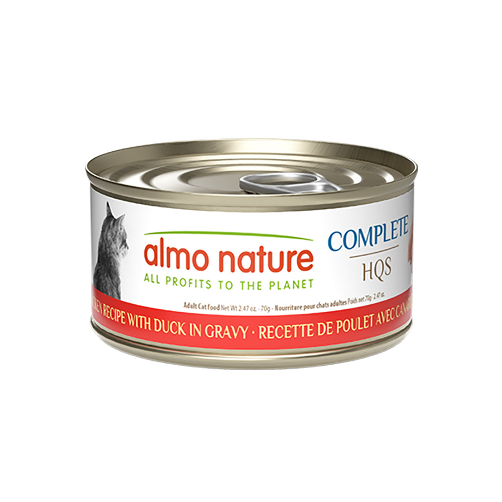 Almo Nature Complete HQS Chicken Recipe with Duck in gravy