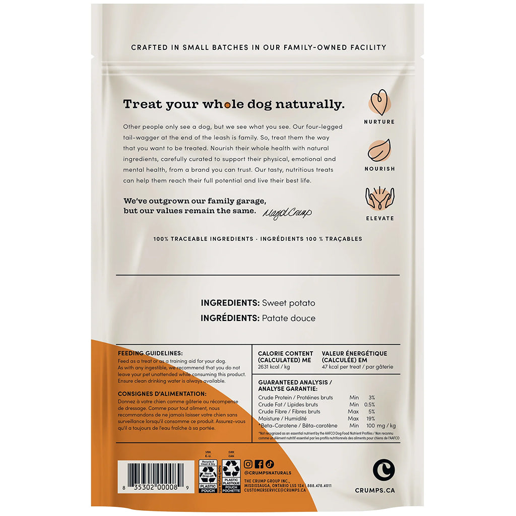 Crumps' Naturals Sweet Potato Chews