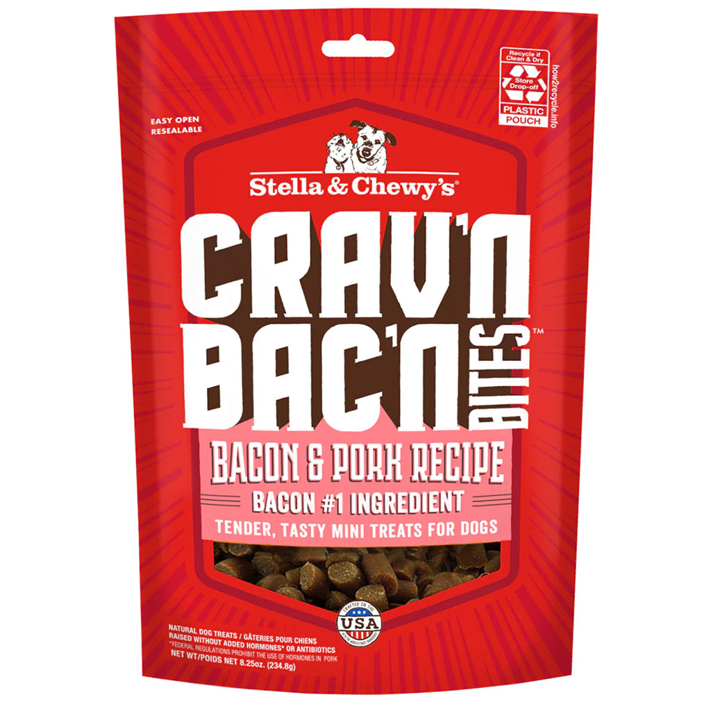 Stella & Chewy's Crav’n Bac’n Bites Bacon & Pork Dog Treats