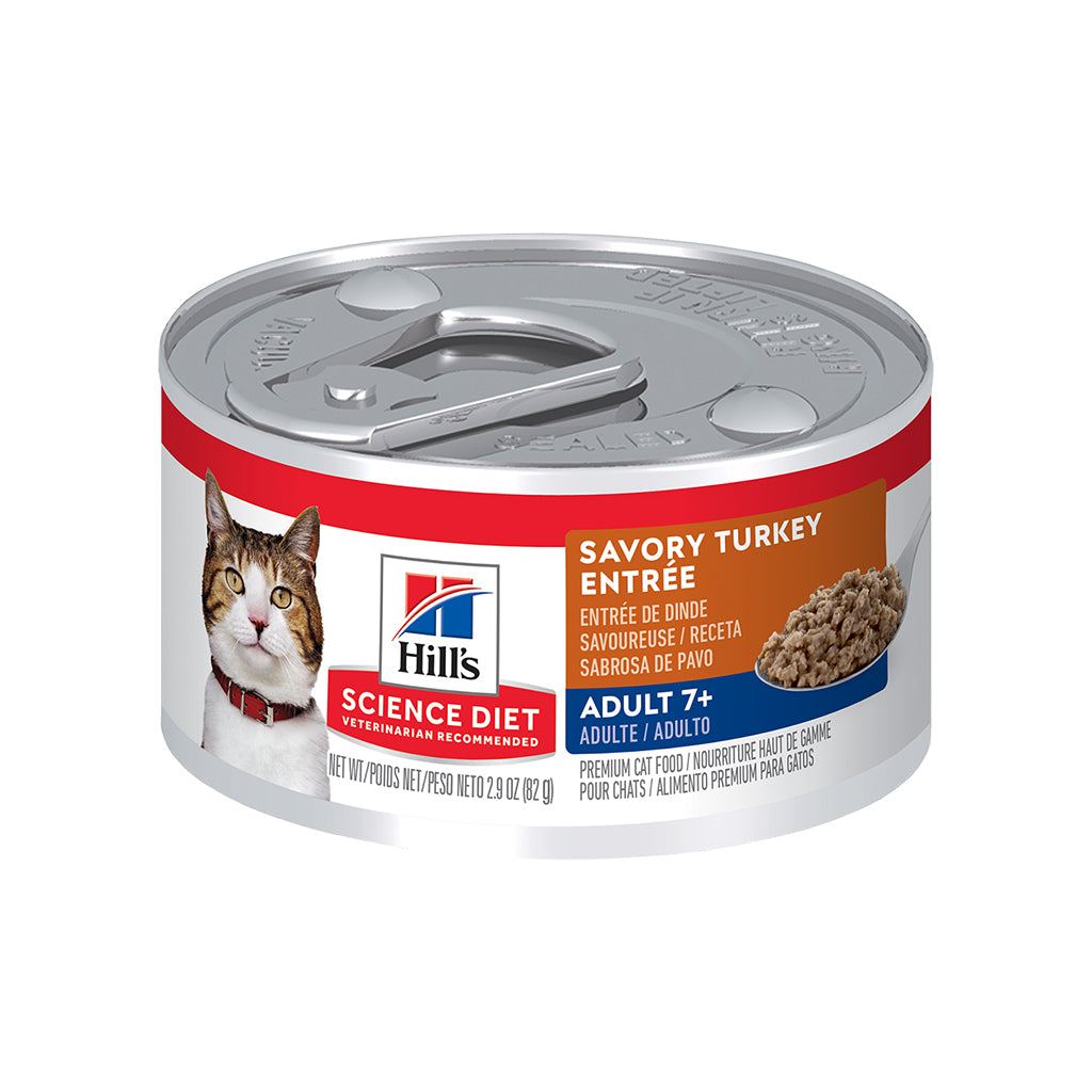 Science Diet Adult 7+ Savory Turkey Entrée Cat Food