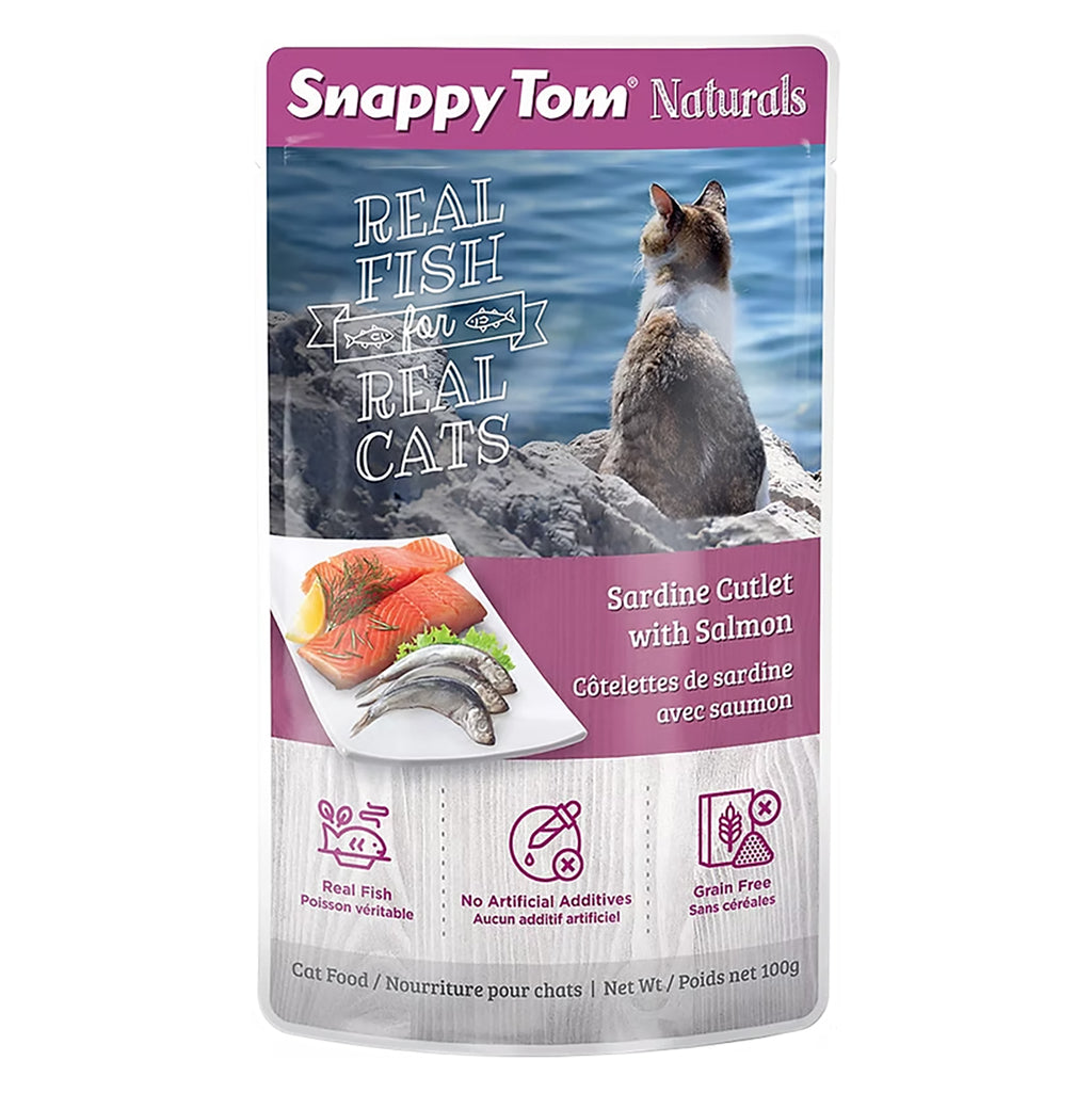 Snappy Tom Naturals Sardine Cutlet with Salmon