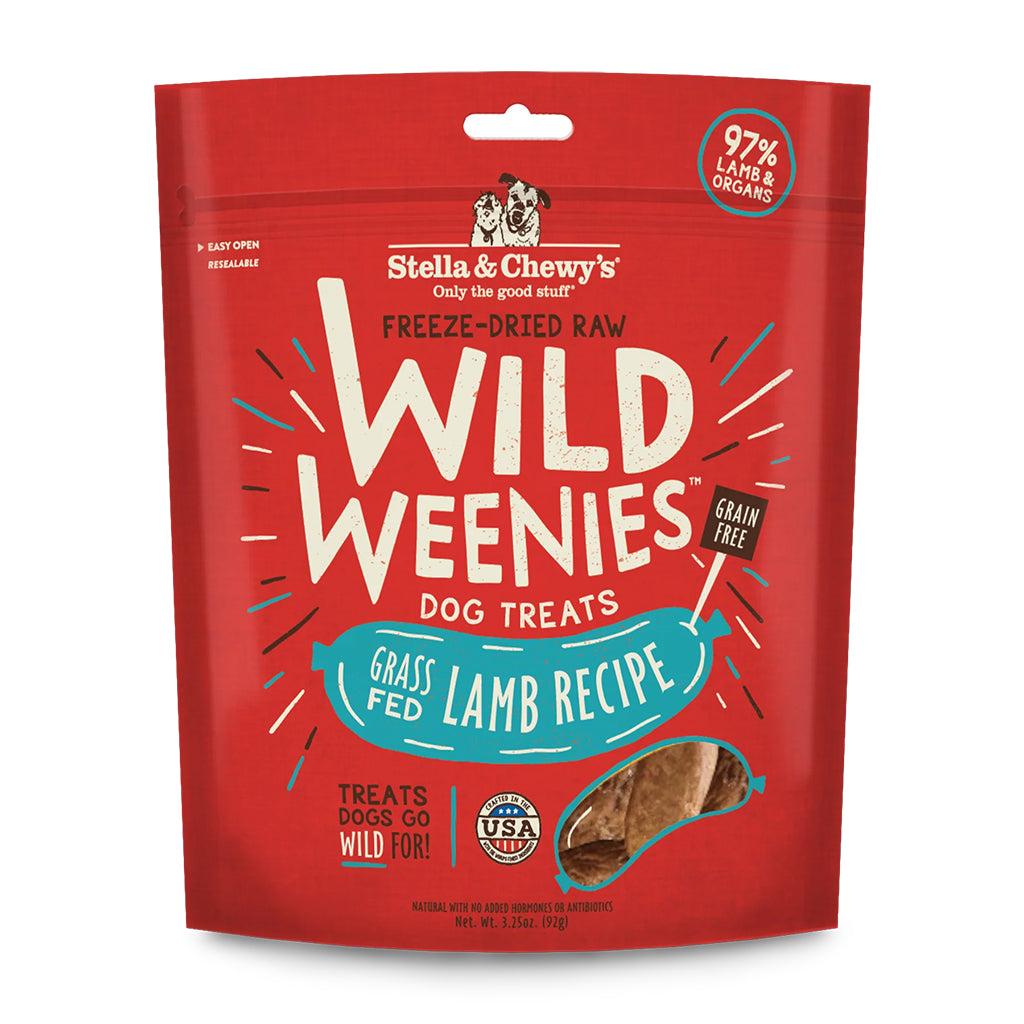 Stella & Chewy's Wild Weenies Grass-Fed Lamb Recipe Freeze-Dried Dog Treats