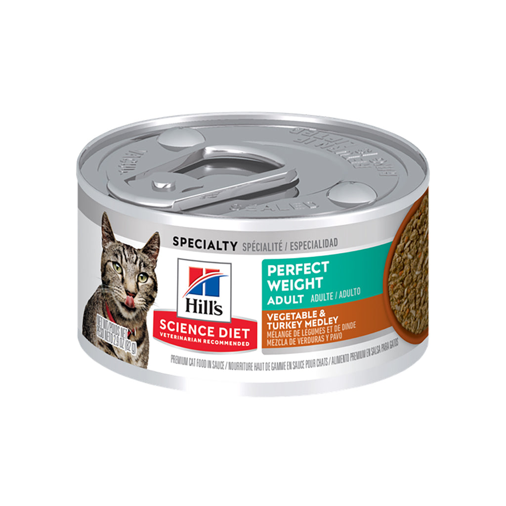 Science Diet Adult Perfect Weight Vegetable & Turkey Medley Cat Food