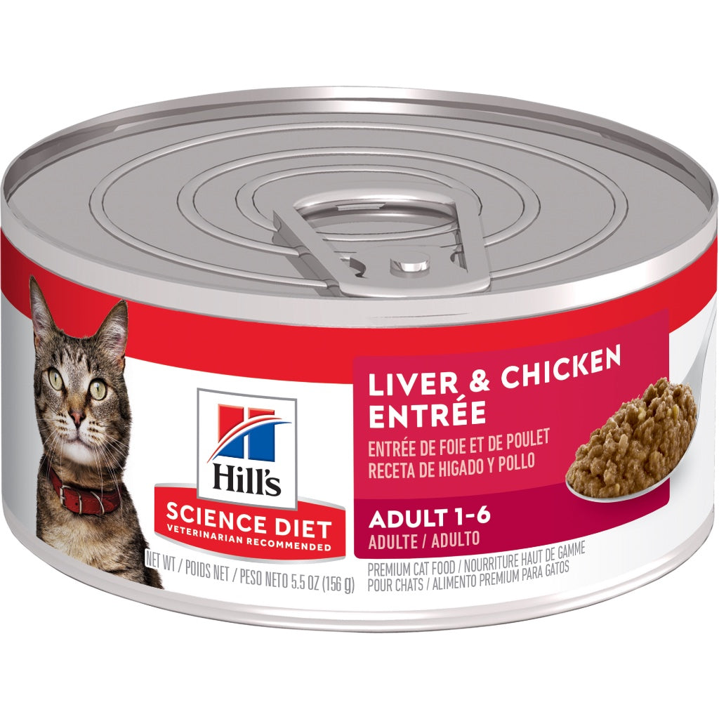 Science Diet Adult Liver & Chicken Entrée Cat Food