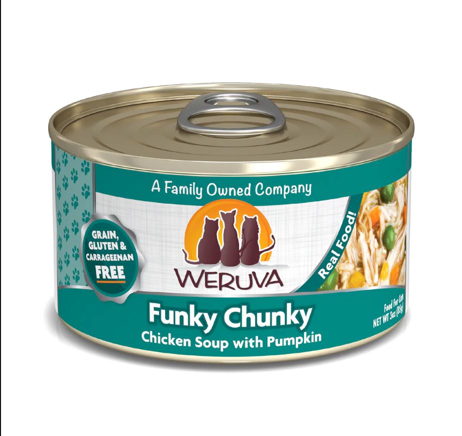 Weruva Funky Chunky Chicken Soup with Pumpkin Adult Cat Food