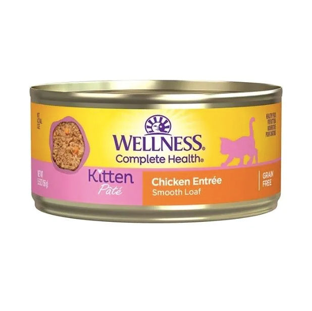Wellness Complete Health Chicken Entree Pate Kitten Cat Food