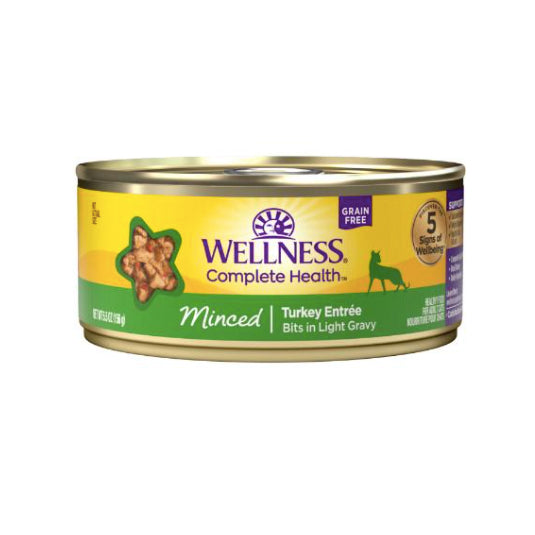 Wellness Complete Health Turkey Entree Minced Adult Cat Food