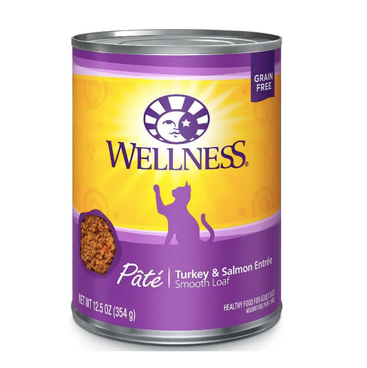 Wellness Complete Health Turkey & Salmon Entree Pate Adult Cat Food