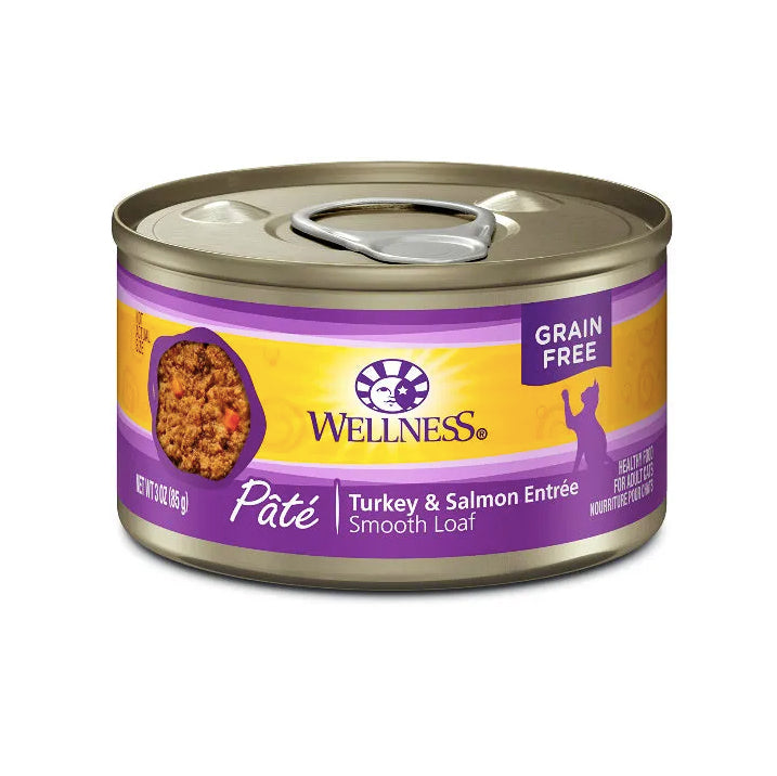 Wellness Complete Health Turkey & Salmon Entree Pate Adult Cat Food
