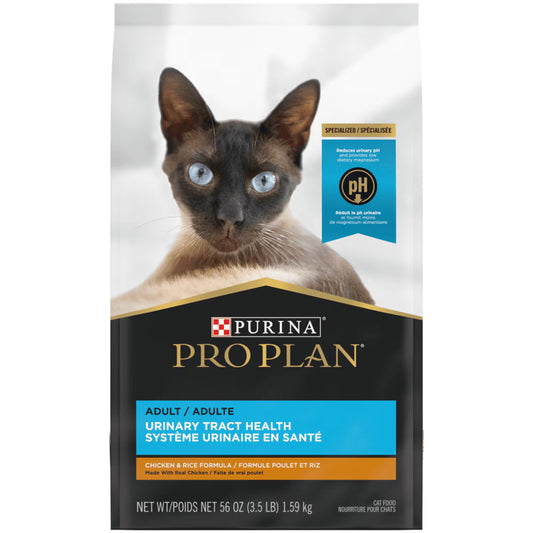 Pro Plan Adult Urinary Tract Health Chicken & Rice Formula Dry Cat Food