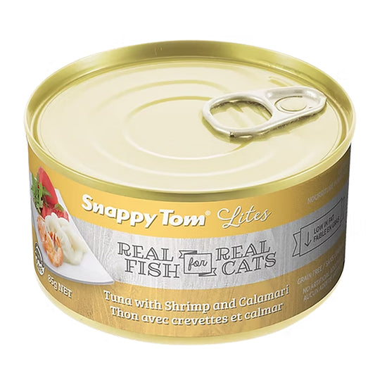 Snappy Tom Lites Tuna with Shrimp & Calamari