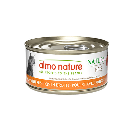 Almo Nature Natural HQS Chicken with Pumpkin In Broth