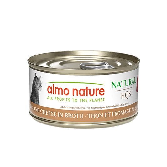 Almo Nature Natural HQS Tuna and Cheese in broth