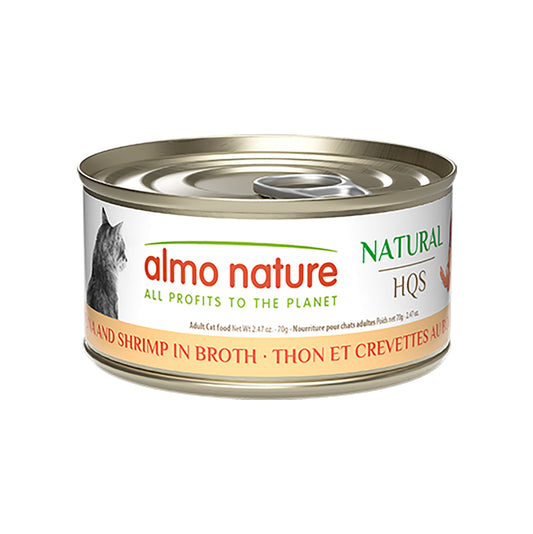 Almo Nature Natural HQS Tuna and Shrimp in broth