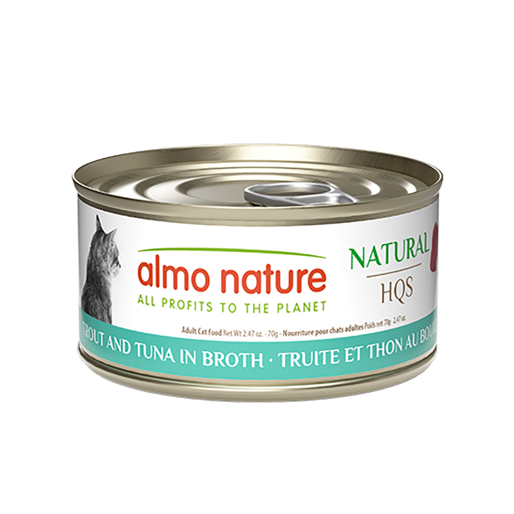 Almo Nature Natural HQS Trout and Tuna in broth