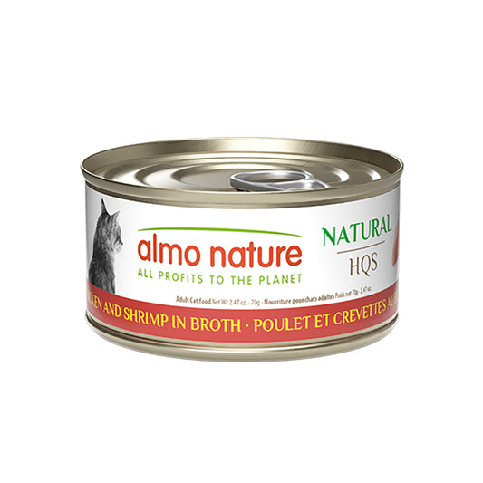 Almo Nature Natural HQS Chicken and Shrimp in broth