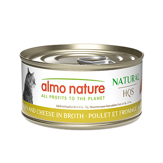 Almo Nature Natural HQS Chicken and Cheese in broth