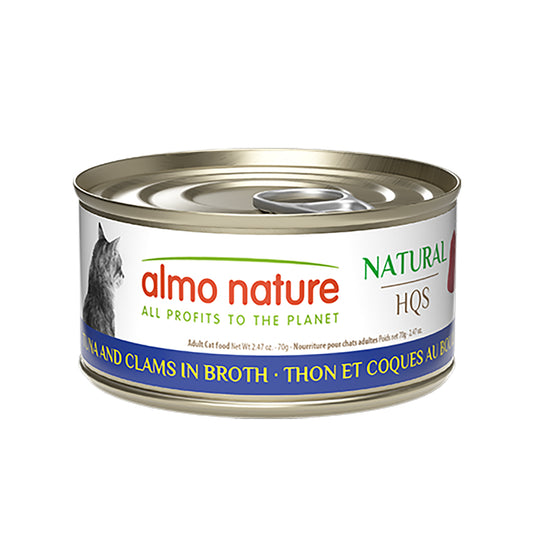 Almo Nature Natural HQS Tuna and Clams in broth