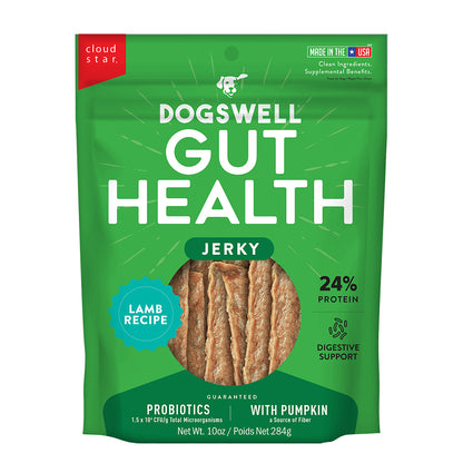Dogswell Gut Health Jerky Treats, Lamb