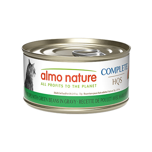 Almo Nature Complete HQS Chicken Recipe with Green Beans in Gravy