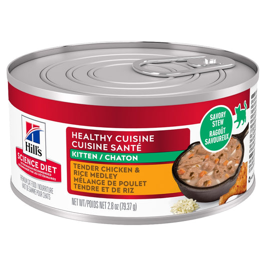 Science Diet Kitten Healthy Cuisine Tender Chicken & Rice Medley