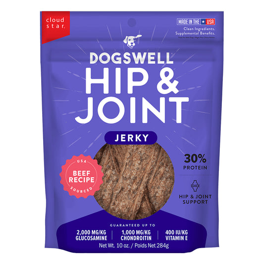 Dogswell Hip & Joint Jerky Treats, Beef