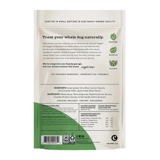 Crumps' Naturals Plaque Busters Bacon Dental Sticks