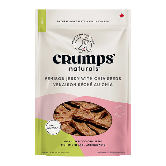 Crumps' Naturals Venison Jerky with Chia Seeds