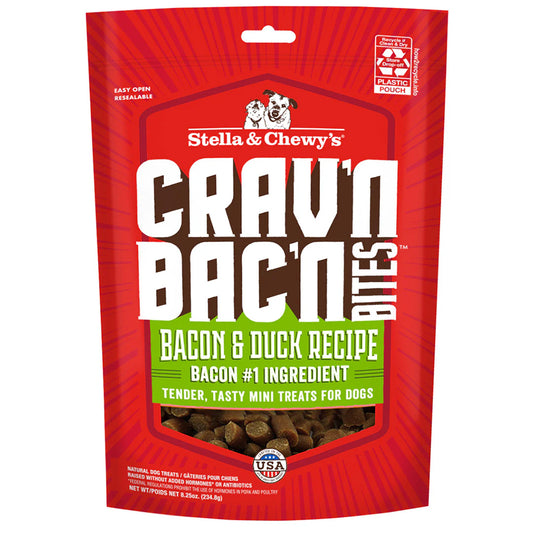 Stella & Chewy's Crav’n Bac’n Bites Bacon & Duck Dog Treats