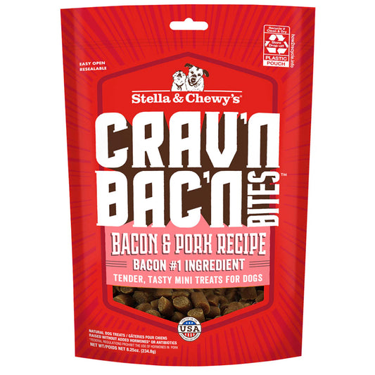 Stella & Chewy's Crav’n Bac’n Bites Bacon & Pork Dog Treats