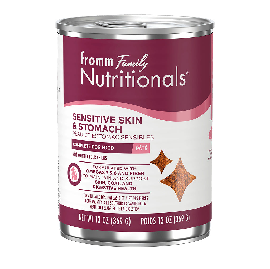 Fromm Nutritionals Sensitive Skin and Stomach Complete Dog Food Pâté