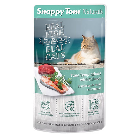 Snappy Tom Naturals Tuna Temptations with Salmon