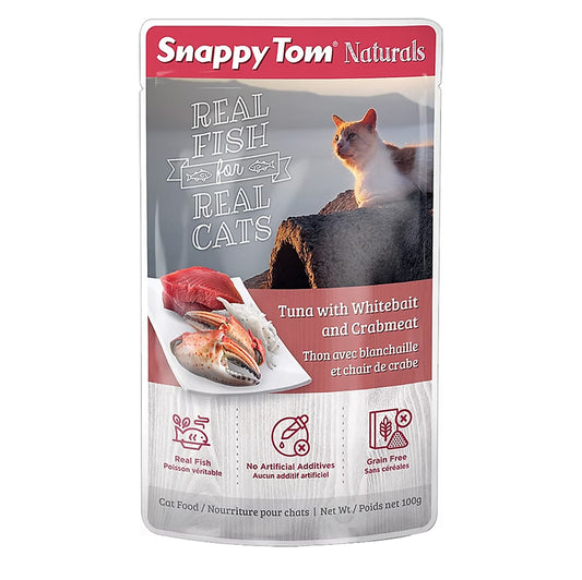 Snappy Tom Naturals Tuna with Whitebait and Crabmeat