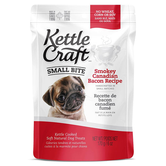 Kettle Craft Smokey Canadian Bacon Recipe Small Bite Dog Treats