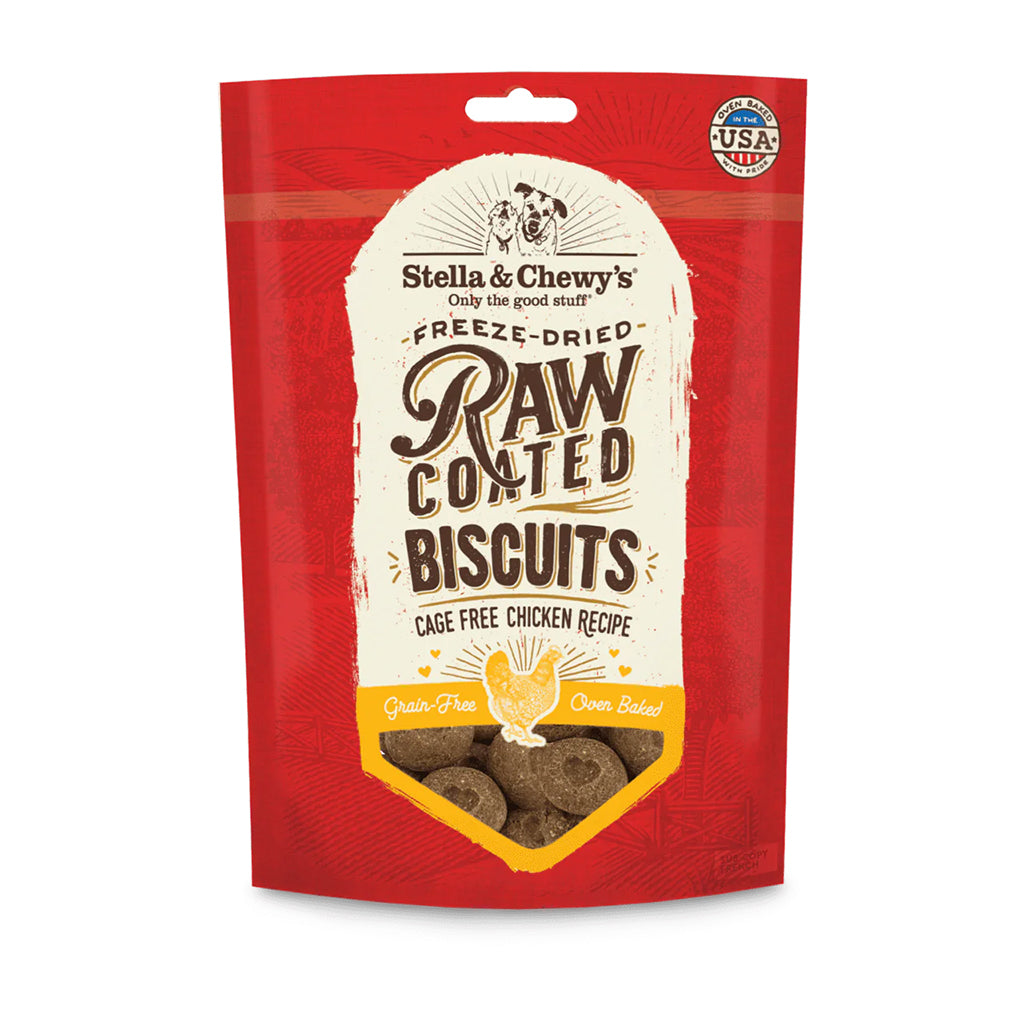 Stella & Chewy's Raw Coated Biscuits Cage-Free Chicken Recipe Dog Treats