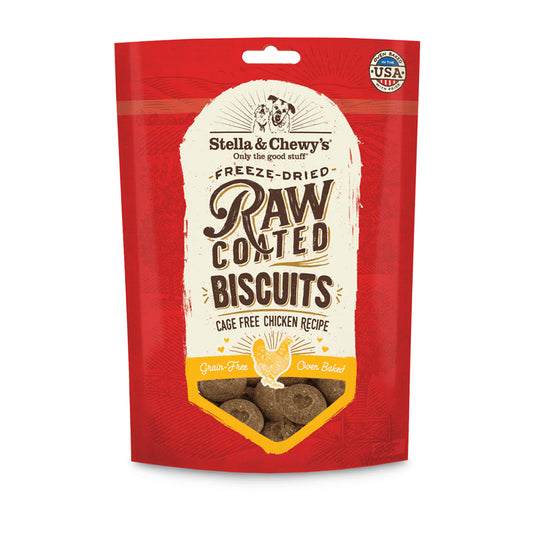 Stella & Chewy's Raw Coated Biscuits Cage-Free Chicken Recipe Dog Treats