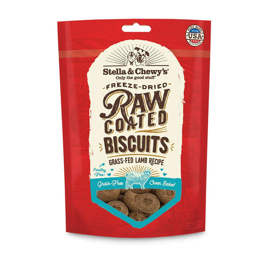 Stella & Chewy's Raw Coated Biscuits Grass-Fed Lamb Recipe Dog Treats