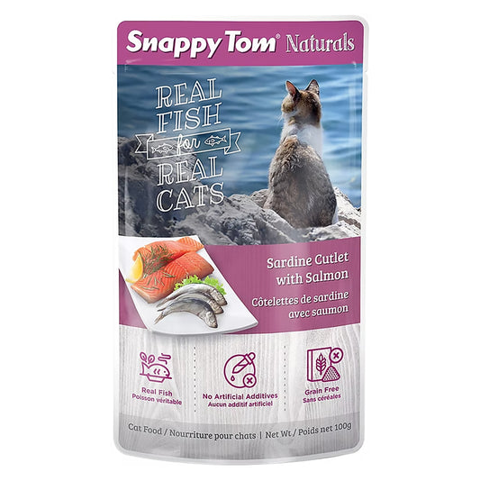 Snappy Tom Naturals Sardine Cutlet with Salmon