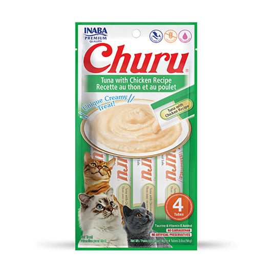 Inaba Churu Tuna with Chicken Cat Treats