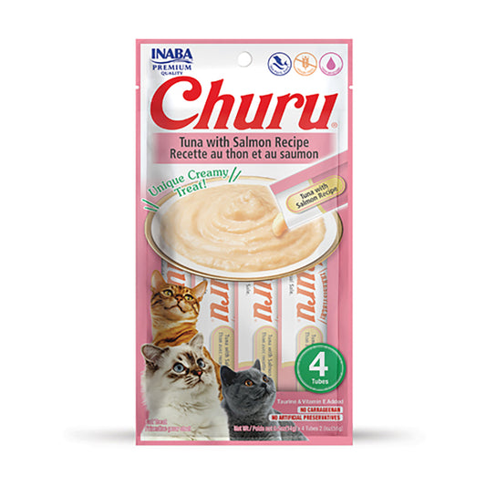 Inaba Churu Tuna with Salmon Cat Treats