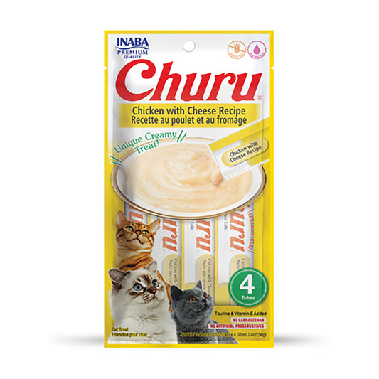 Inaba Churu Chicken with Cheese Recipe Cat Treats