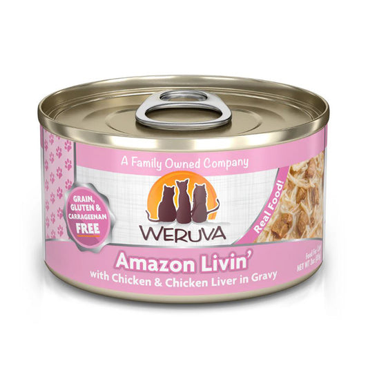 Weruva Amazon Livin' with Chicken & Chicken Liver Adult Cat Food