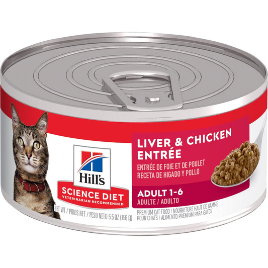 Science Diet Adult Liver & Chicken Entrée Cat Food