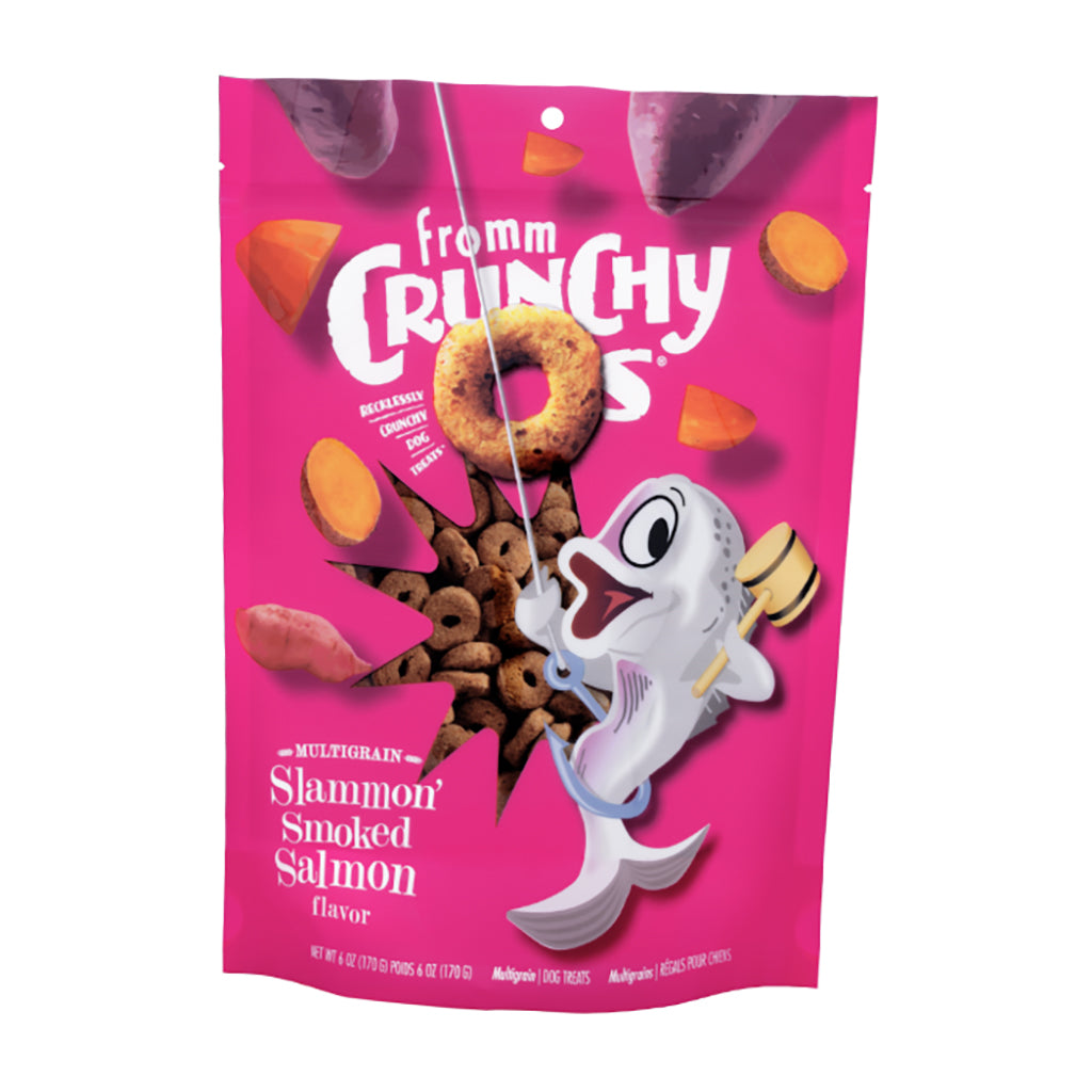 Fromm Crunchy O's Slammon' Smoked Salmon Dog Treats