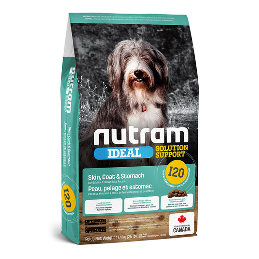 Nutram Ideal Solution Skin, Coat & Stomach with Lamb Meal & Brown Rice