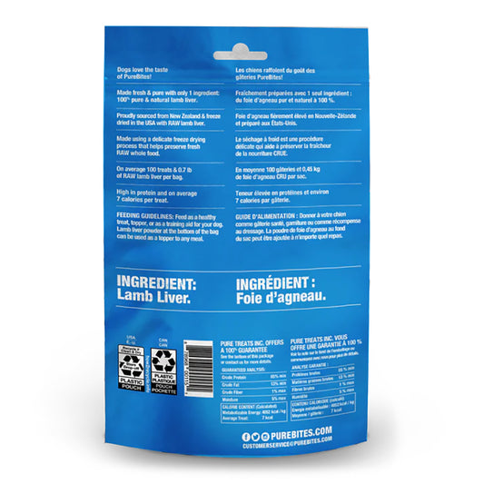 PureBites Lamb Freeze Dried Dog Treats