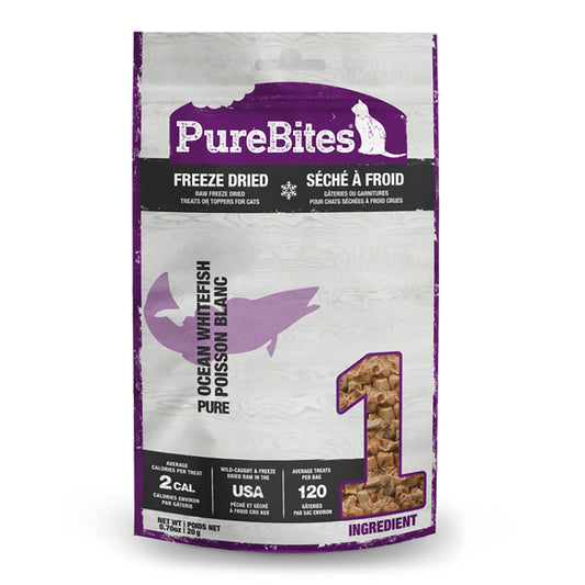 PureBites Whitefish Freeze Dried Cat Treats