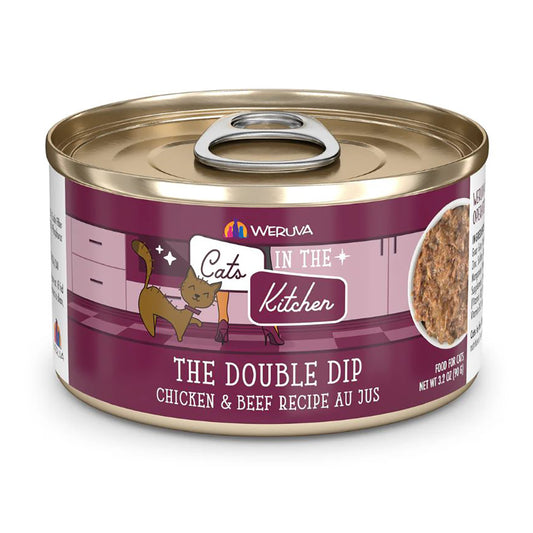 Weruva Cats in the Kitchen The Double Dip Chicken & Beef Recipe Adult Cat Food