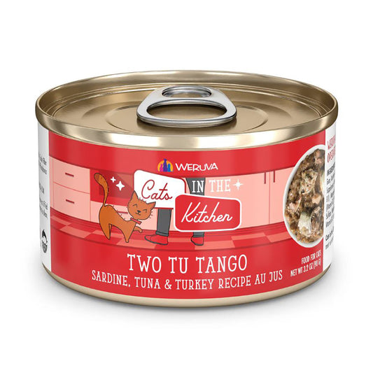 Weruva Cats in the Kitchen Two Tu Tango Sardine, Tuna & Turkey Recipe Adult Cat Food